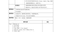 小学英语闽教版四年级上册Unit 6 Meals Part A 教学设计
