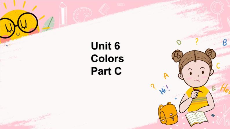 闽教版英语三年级上册 Unit 6 Colors Part C 课件PPT01