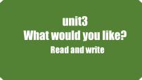 人教版 (PEP)五年级上册Unit 3 What would you like? Part B图文课件ppt