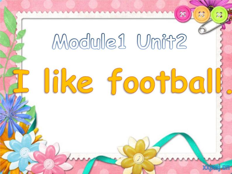 外研版（一起）英语二年级上册 Module1  Unit 2I like football（课件）01