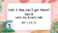 人教版 (PEP)六年级上册Unit 1 How can I get there? Part B优秀课件ppt