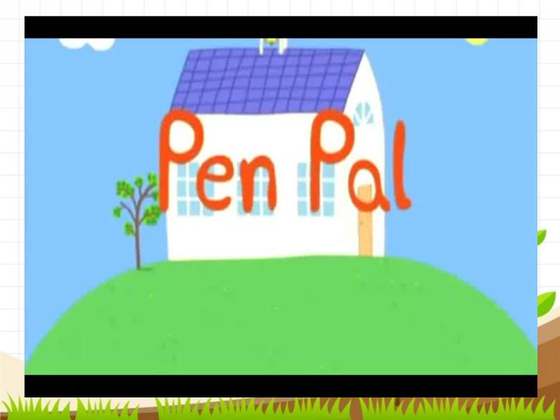 Unit 4 I have a pen pal Part A Let’s learn Let’s talk课件PPT08