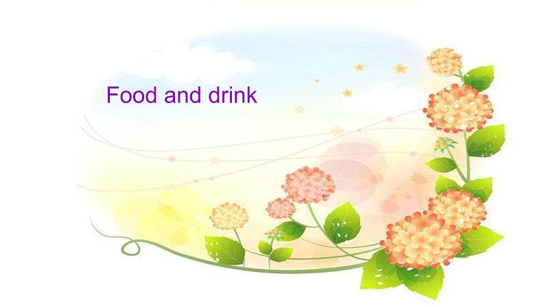 一年级下英语北师大版 Unit 9 Food and drink课件PPT01