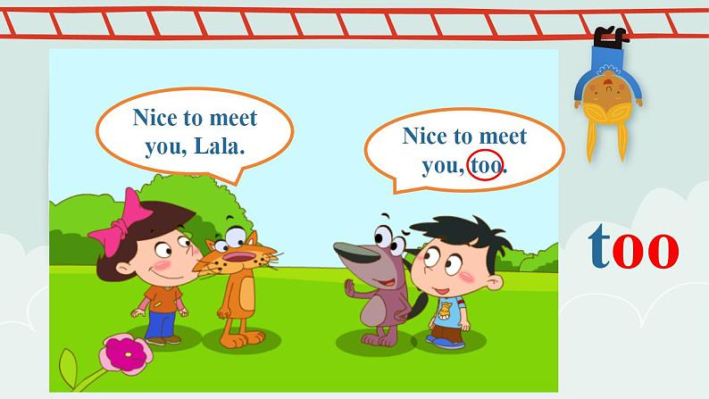 小学英语北京版一年级上册 UNIT FOUR NICE TO MEET YOU-14课件06