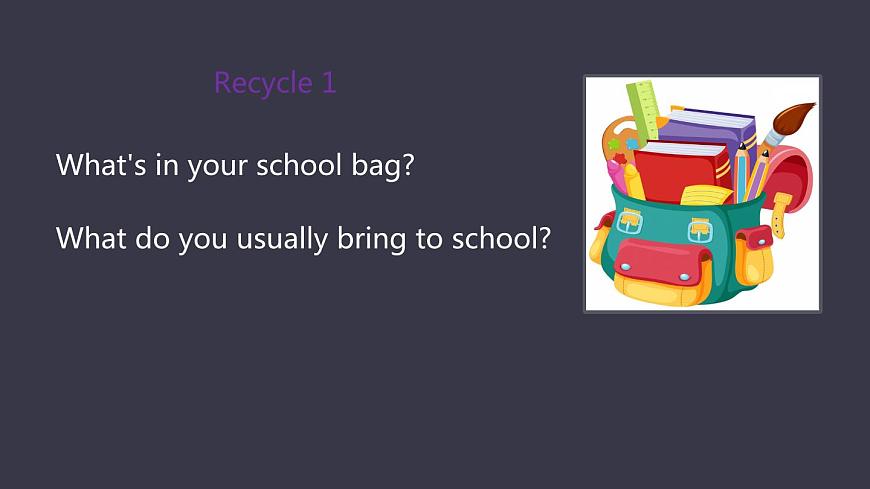 Recycle 1課件PPT第2頁