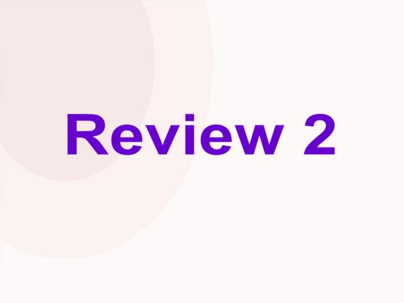 外研版（一起）英语四年级上册 Review Module Unit 2_（课件）01