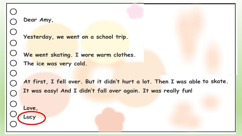 外研版(一起)英语四年级上册 Module5 Unit 2 I wore warm clothes.(课件)06