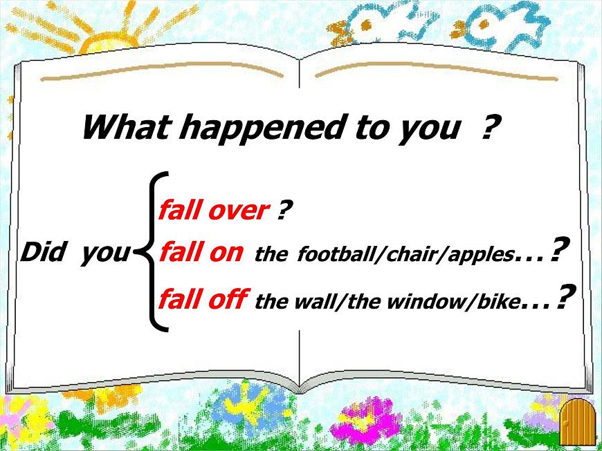 外研版(一起)英語四年級上冊 Module 9 Unit 2 I bumped my head (2)(課件)第2頁