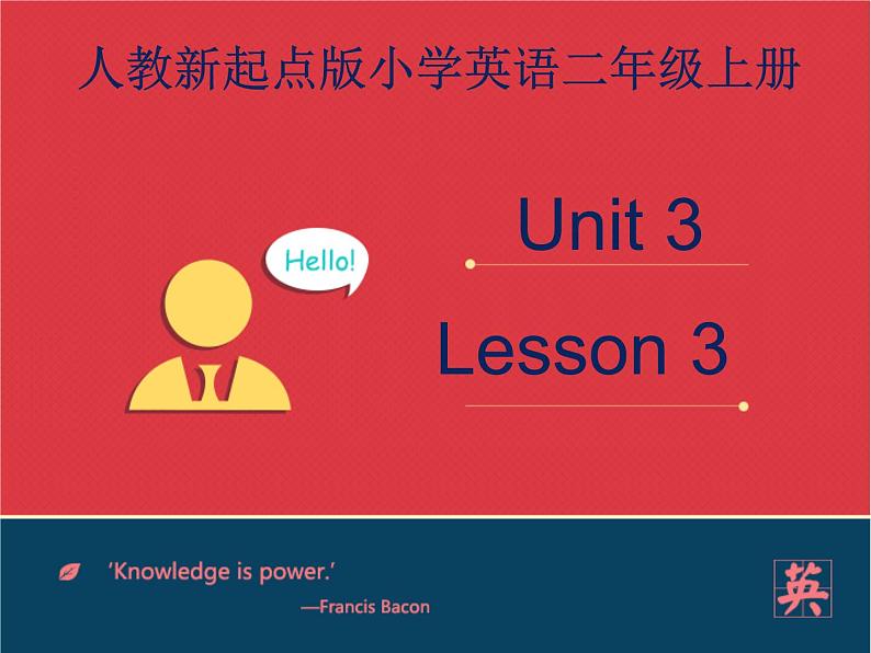 人教新起点版英语二年级上册 Unit 3 My Friends lesson 3 02(1)(课件)第1页