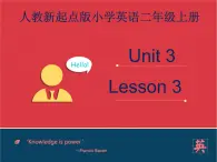 人教新起点版英语二年级上册 Unit 3 My Friends  lesson 3 02（课件）