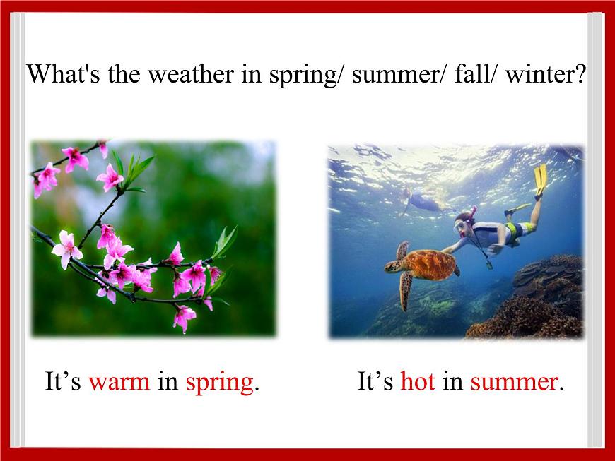 Unit 3 Seasons Lesson 3 課件 2第3頁(yè)