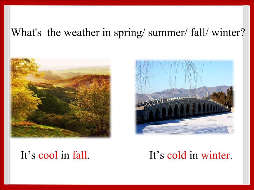 Unit 3 Seasons Lesson 3 課件 2第4頁(yè)