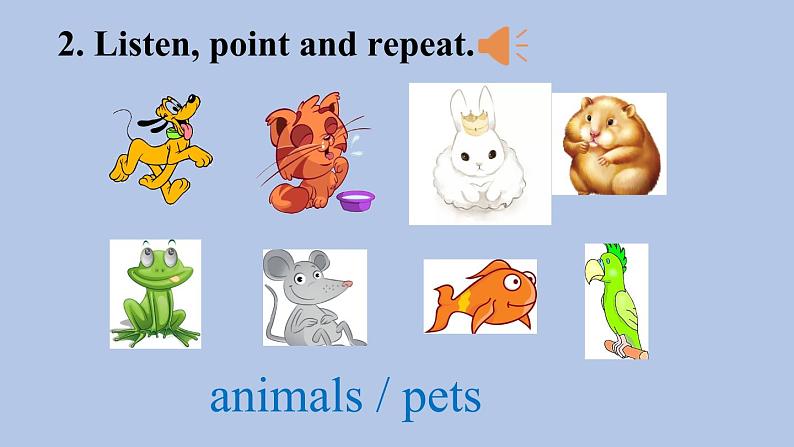 外研剑桥版英语三下Unit 1 Pets Part 1-3b课件第5页