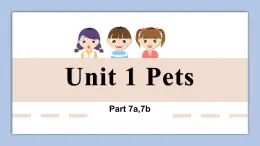 Unit 1 Pets Part 7a-7b課件+音頻