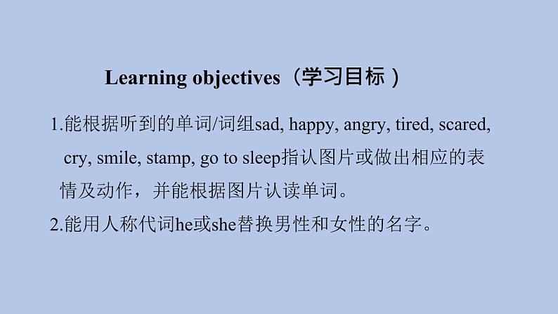 外研剑桥版英语三下Unit 4 Feelings Part 1-4课件第2页