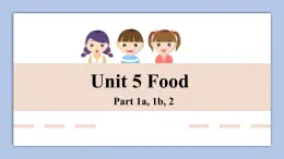 Unit 5 Food Part 1-2課件+素材