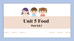 Unit 5 Food Part 5-7課件+素材
