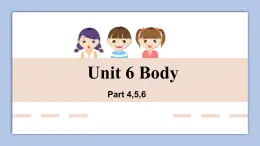 Unit 6 Body Part 4-6課件+素材