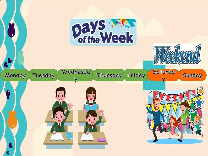 四年級(jí)上冊(cè)英語(yǔ)人教版新起點(diǎn)Unit 2《On the Weekend》（lesson 1）課件第2頁(yè)