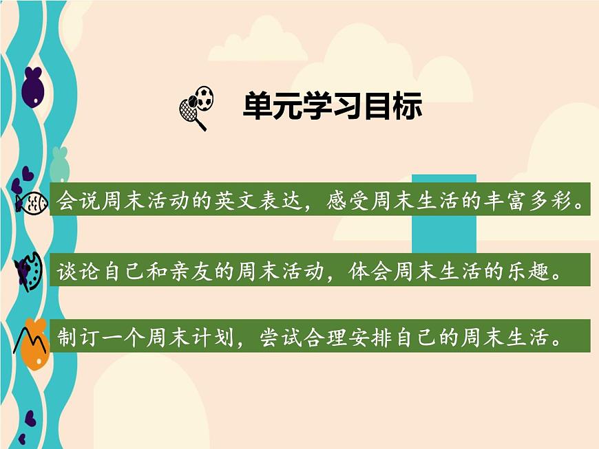 四年級(jí)上冊(cè)英語(yǔ)人教版新起點(diǎn)Unit 2《On the Weekend》（lesson 1）課件第3頁(yè)