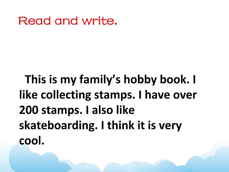 Unit 4 Hobbies Lesson 3 课件306