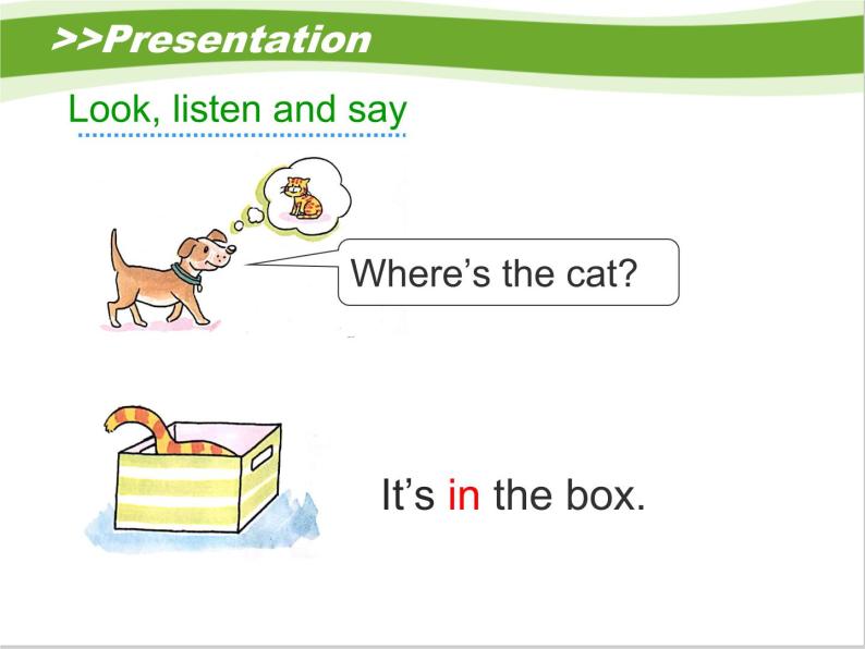 接力版小学英语三年级下册 Lesson8 It’s in the box.课件07