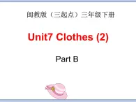 閩教版（三起點(diǎn)）三年級(jí)下冊(cè)英語(yǔ)Unit7 Clothes （2） 課件+教案+練習(xí)