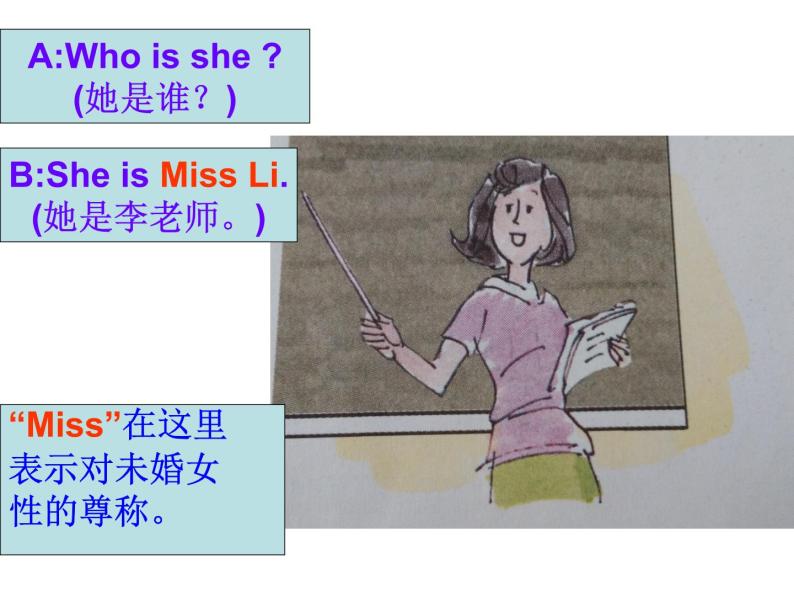 lesson 14  who is she 课件04