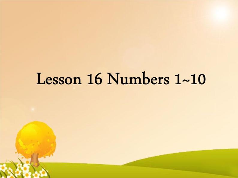lesson 16 number 1~10 课件 (2)01