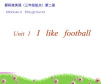 小学Unit 1  I like football.课堂教学课件ppt