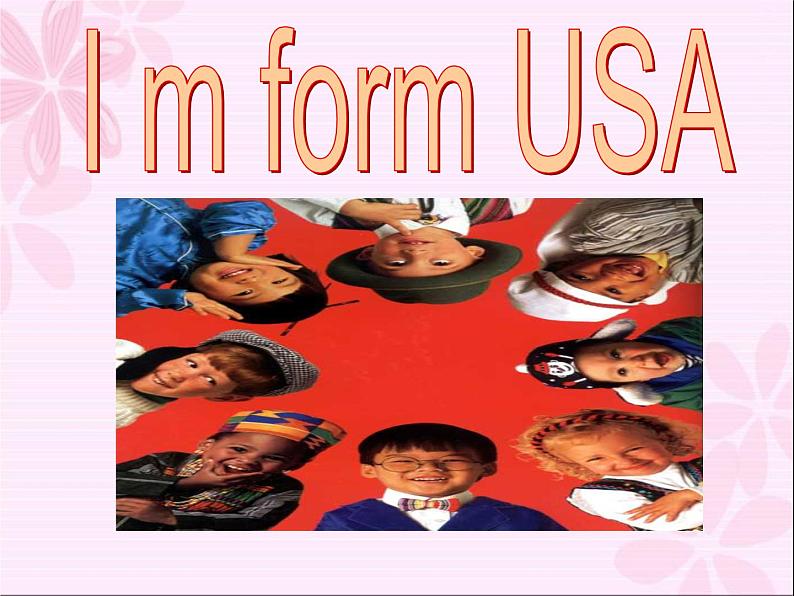 三年级下英语课件-I m from USA 3川教版(三起)第1页