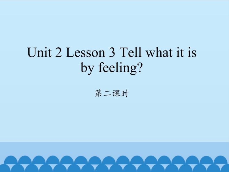 川教版英语六年级下册unit 2 Lesson 3 Tell what it is by feeling 第二课时_课件101