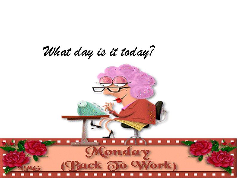 三年级下英语课件-what day is it today 川教版(三起)第1页