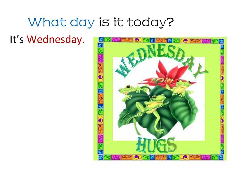 三年级下英语课件-what day is it today 川教版(三起)第5页