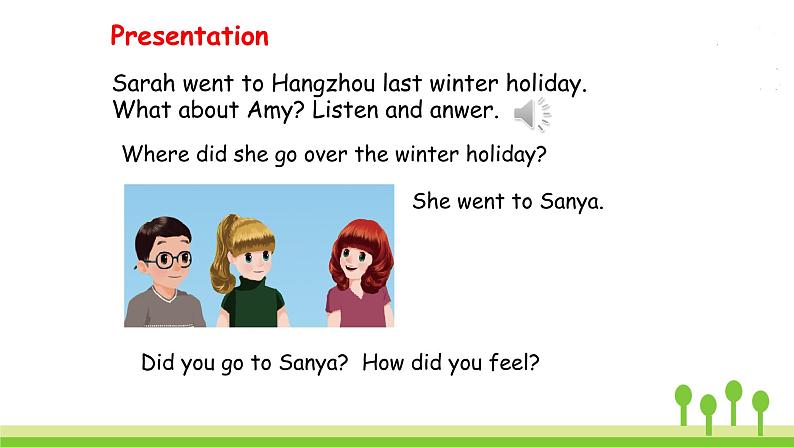 Unit 3 Part B 第三课时 Let 's try—Let 's talk第8页