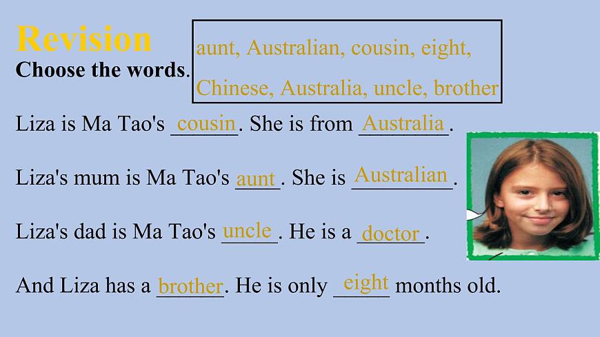 外研劍橋版英語(yǔ)六下uniy1My cousins and I（2）課件第5頁(yè)