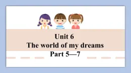 外研剑桥版英语六下unit6The world of my dreams（3）课件