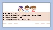 小学英语冀教版 (一年级起点)二年级下册Lesson 8 Letters E---I教学演示课件ppt