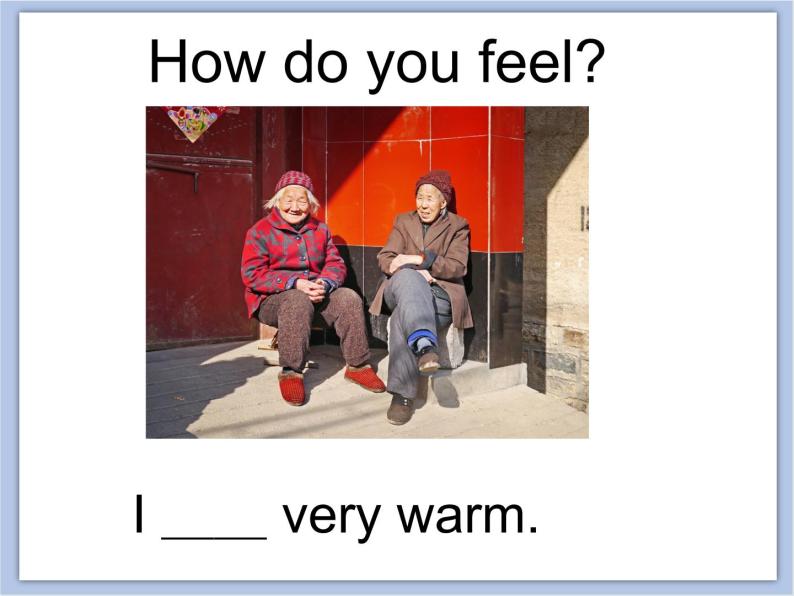 冀教版英语（一起）三年级下册Unit 1 How Do You Feel Lesson 2 Warm and Cool 课件07