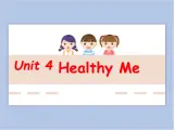 冀教版英语（一起）三年级下册Unit 4 Healthy Me Lesson 23 Visiting Mrs. Zhou 课件