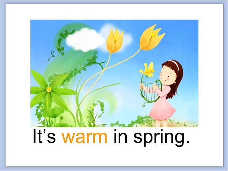 冀教版英语(一起)四年级下册Unit 2 Seasons Lesson 10 Seasons and Weather 课件1第3页