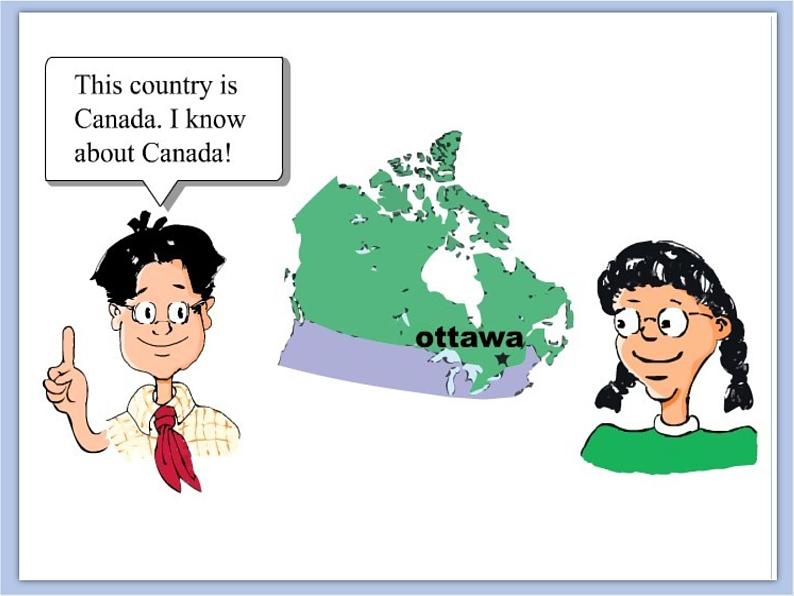 冀教版英语(一起)四年级下册Unit 4 Lesson 21 Canada 课件03