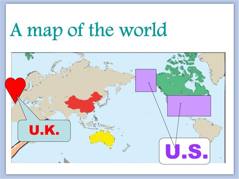 冀教版英语（一起）四年级下册Unit 4  Lesson 22 The U.S. and the U.K. 课件02