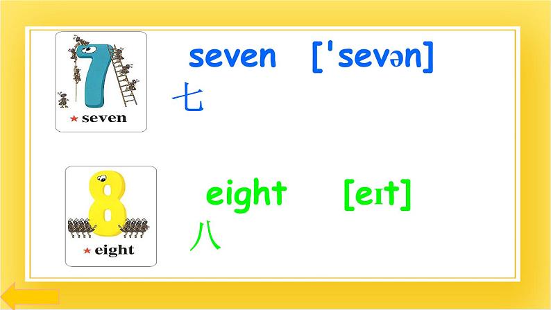 外研版(一起)英语一年级下册课件 Module 3《Unit 2 How many green birds》第8页