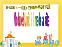 小學(xué)英語外研版 (一年級(jí)起點(diǎn))五年級(jí)下冊(cè)Unit 2 I made a kite.完美版ppt課件