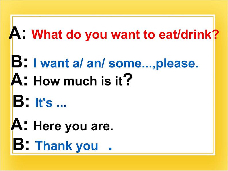 外研版(一起)英语六年级下册课件 《Module 1Unit 2 What do you want to eat》第8页