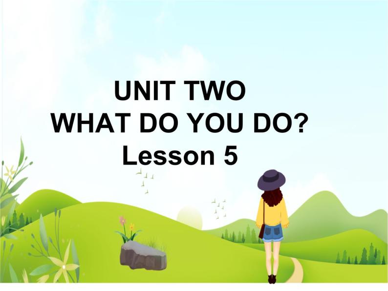 一年级下册英语 Unit 2 What do you do Lesson 5 课件2 北京版01