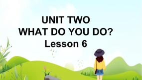 北京版一年级下册Lesson 2教课内容ppt课件