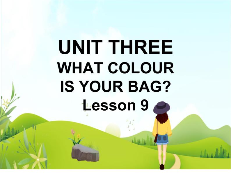 一年级下册英语 Unit 3 What colour is your bag Lesson 9 课件1 北京版01