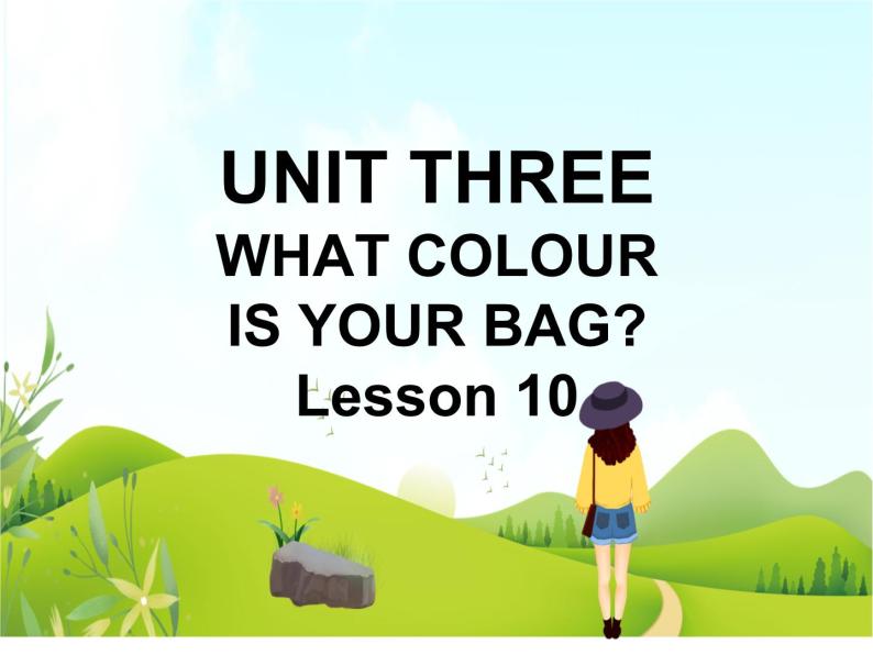 一年级下册英语 Unit 3 What colour is your bag Lesson 10 课件1 北京版01